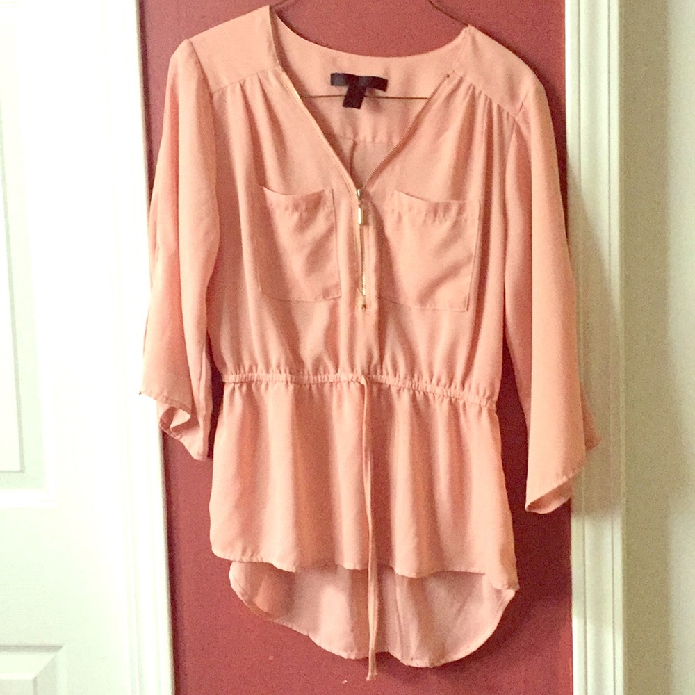 Nice dirty pink coloured tunic top
